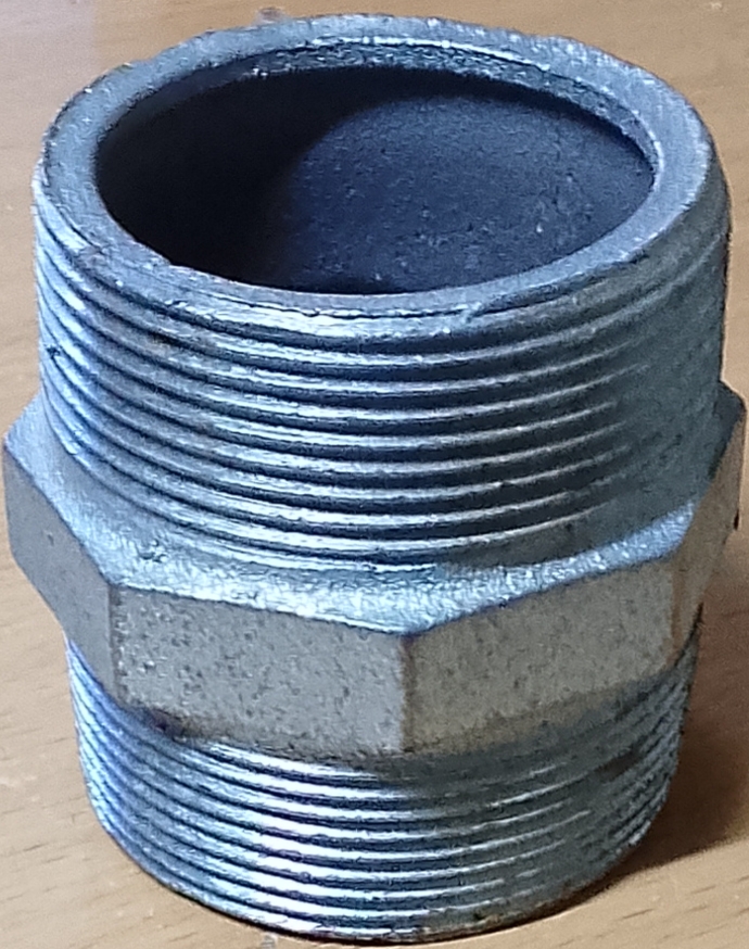 G I HEX NIPPLE 2